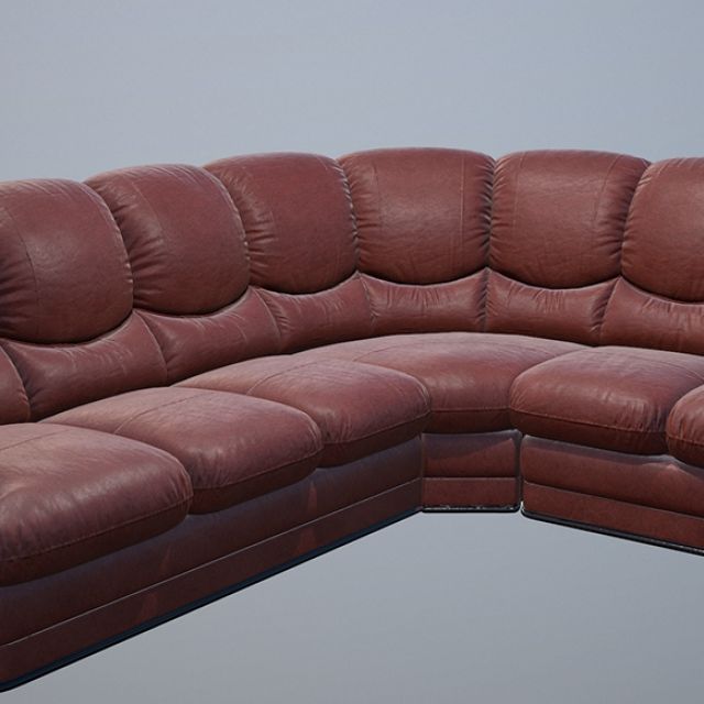 Low poly sofa