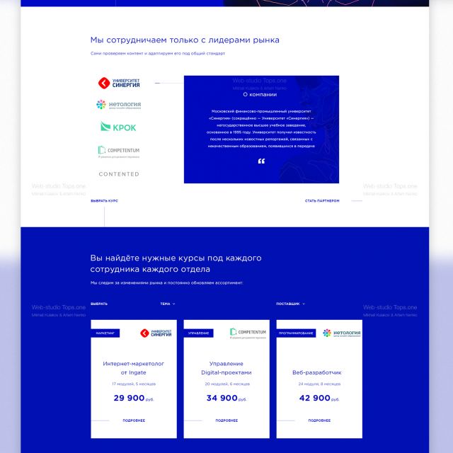 Landing page    "Growtalent" 2