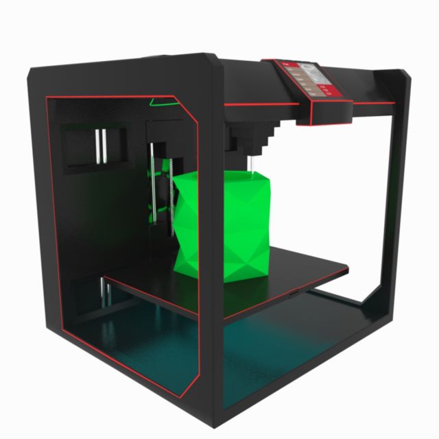 3D  3D Printera Black