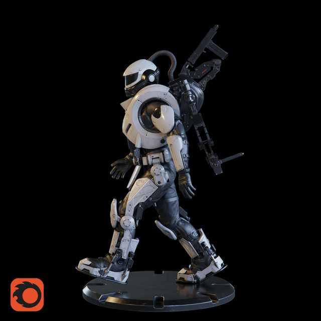 Military Exoskeleton R-20 