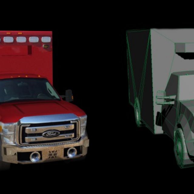 FORD F550 (LowPoly)