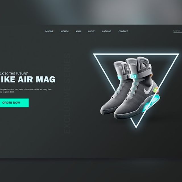 Landing page(  Nike)