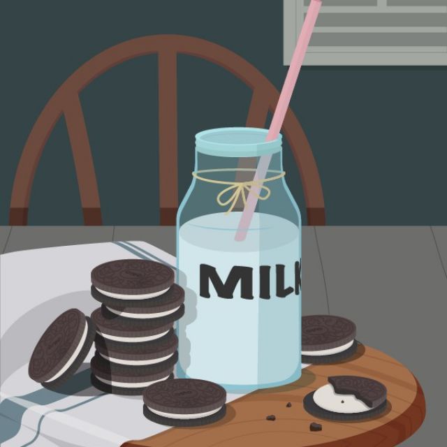 Oreo & milk
