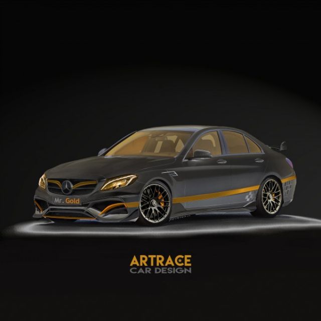 Mercedes-Benz C63 Artrace Mr GOLD