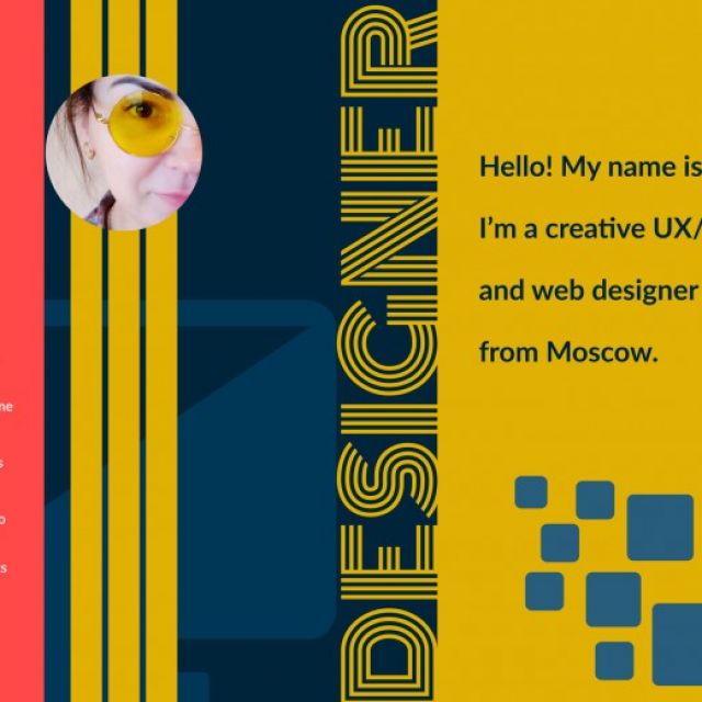 UX/UI web designer from Moscow