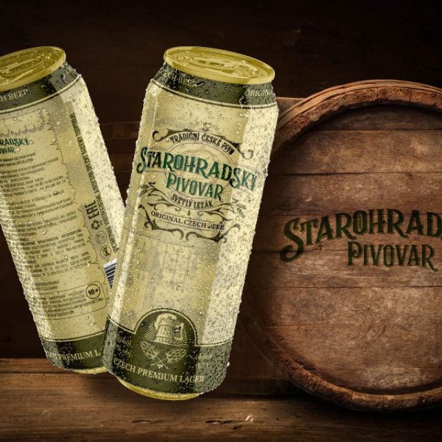Czech premium lager "Starohradsky Pivovar"