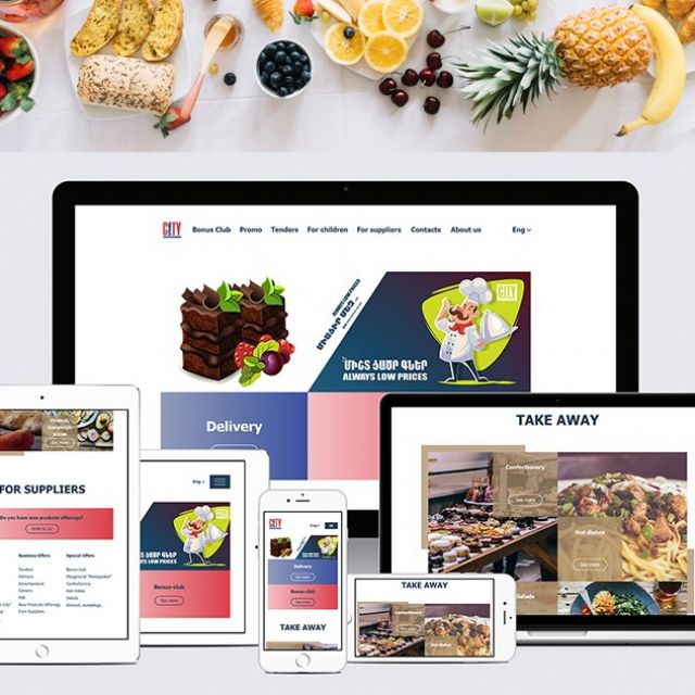 UI/UX Responsive redesign | Supermarket Yerevan-city