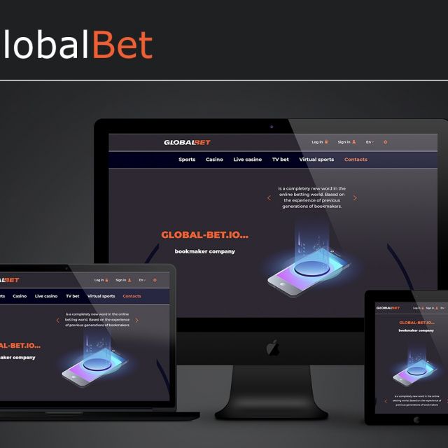 UI/UX Responsive redesign | GlobalBet Contacts Page