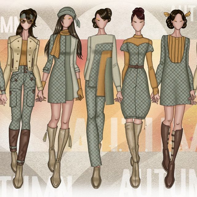 Fashion sketches sample