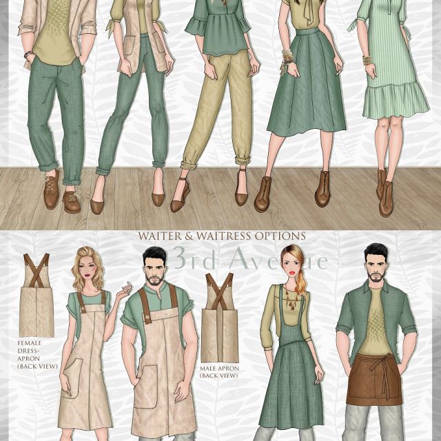 Fashion sketches sample