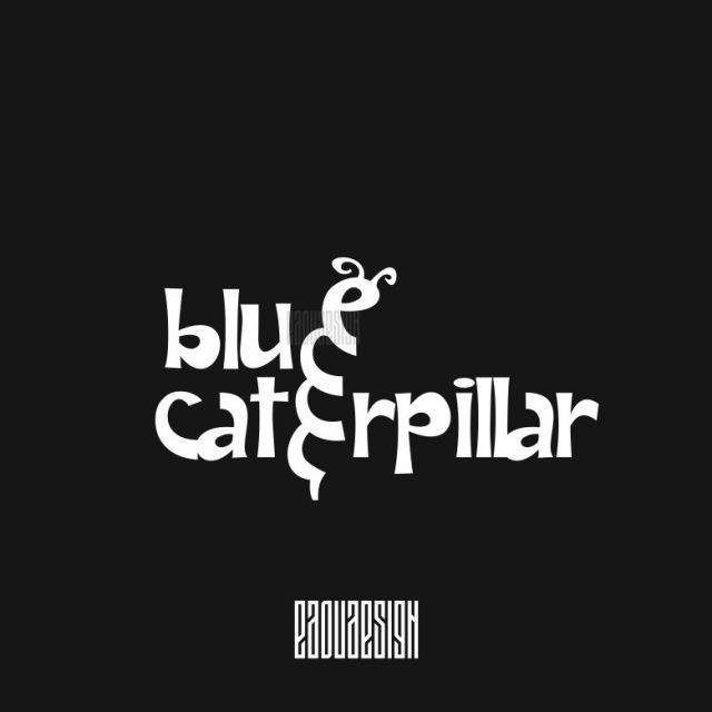 Blue caterpillar by Edoudesign 2020 