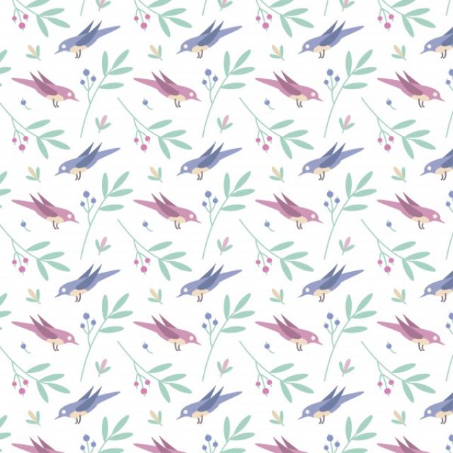 Bird`s seamless pattern