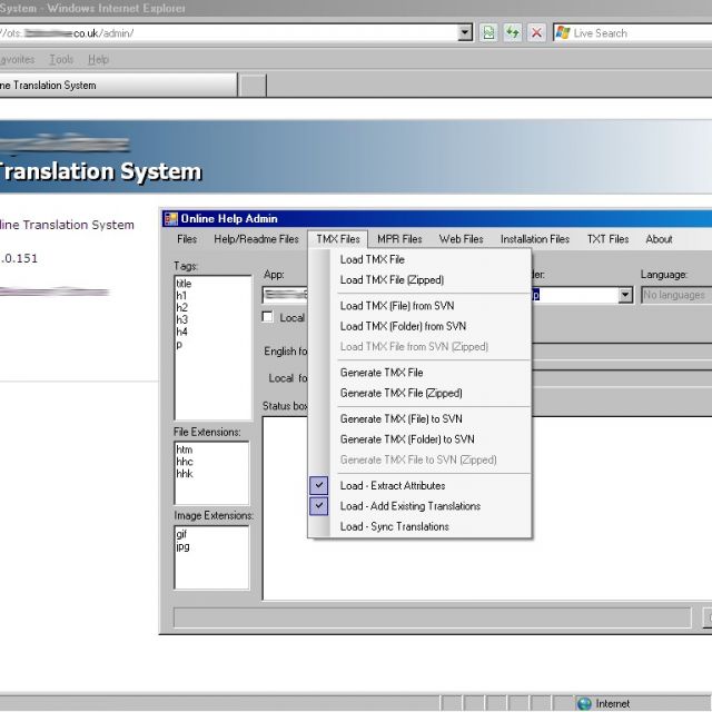 022A - Online Translation System (Admin UI)