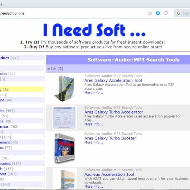 020 - I Need Soft website