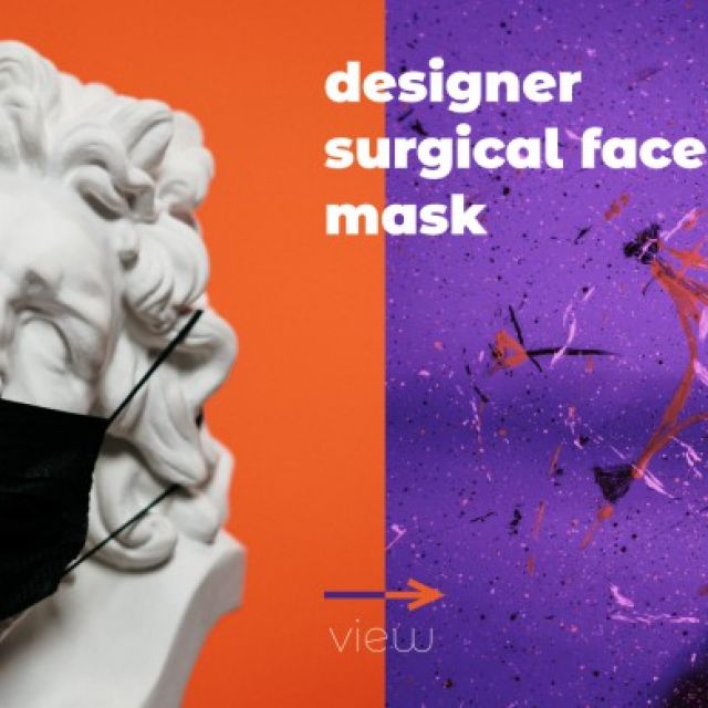 Designer Mask Online Store Concept