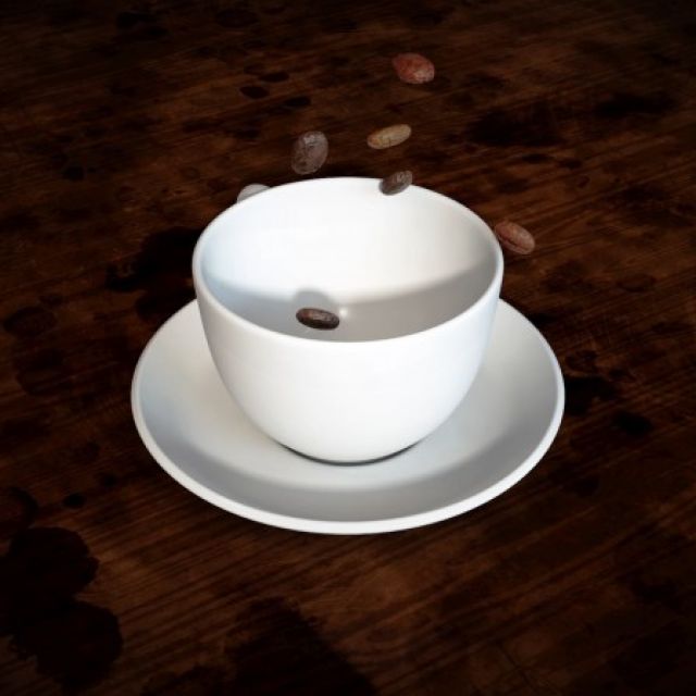 Coffe Beans Falling Animation
