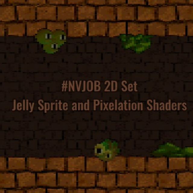 #NVJOB 2D Set (Jelly Sprite and Pixelation Shaders for Unity)