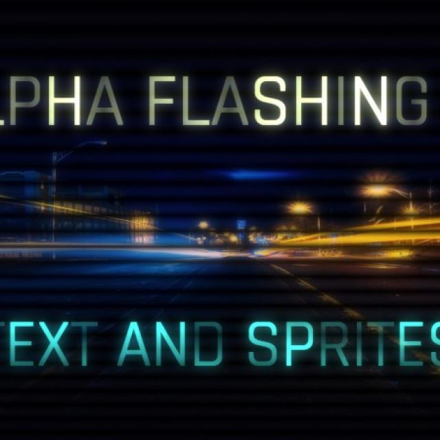 Alpha Flashing UI