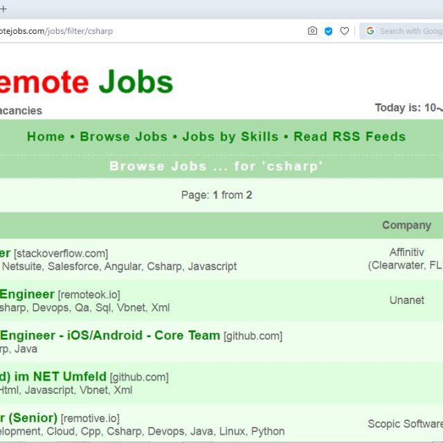 034 | 1001 Remote Jobs website