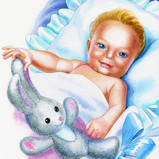 baby/watercolor