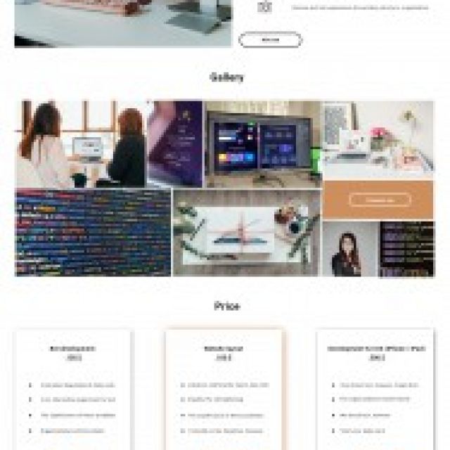 Landing Page for Nicole Wolf