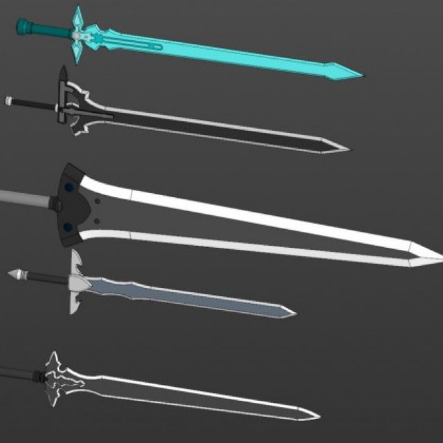 Kirito Swords (Sword Art Online)