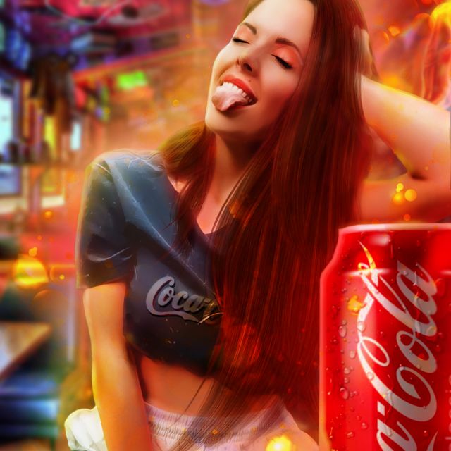 Coca girl
