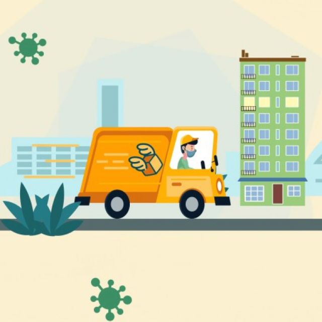 Delivery Service promotional 2D motion