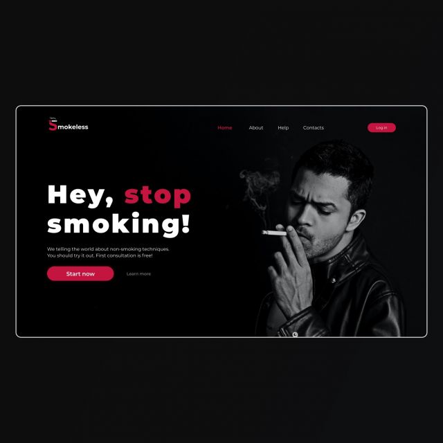 Smokeless | Website Concept