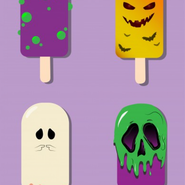 Halloween ice-creams