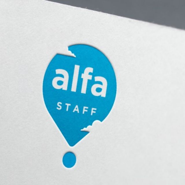 Логотип для компании "Alfa Staff" 