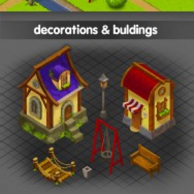 Isometric game "Country house"