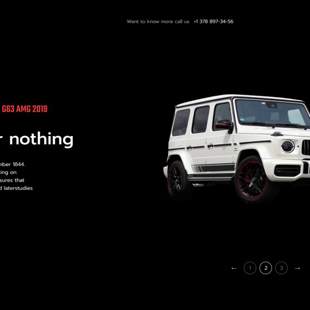 Mercedes G63 AMG 2019   