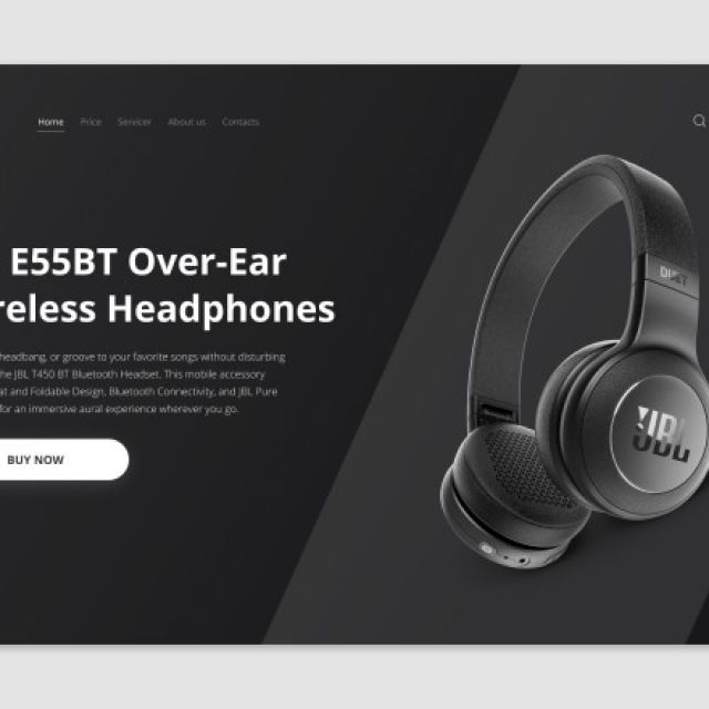  Landing Page  for JBL 