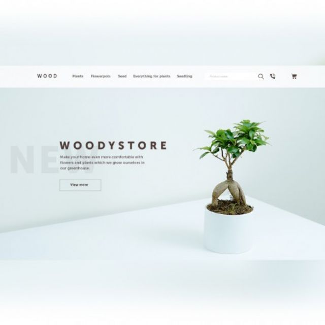 Landing Page - Plants Shop