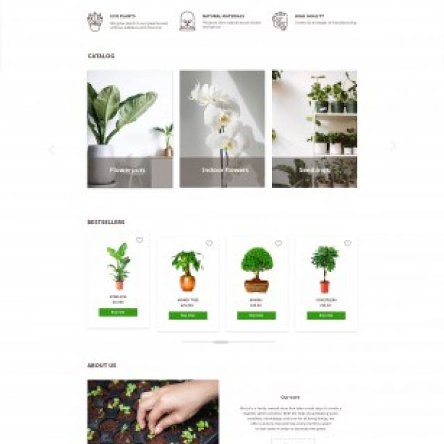 Landing Page - Plants Shop