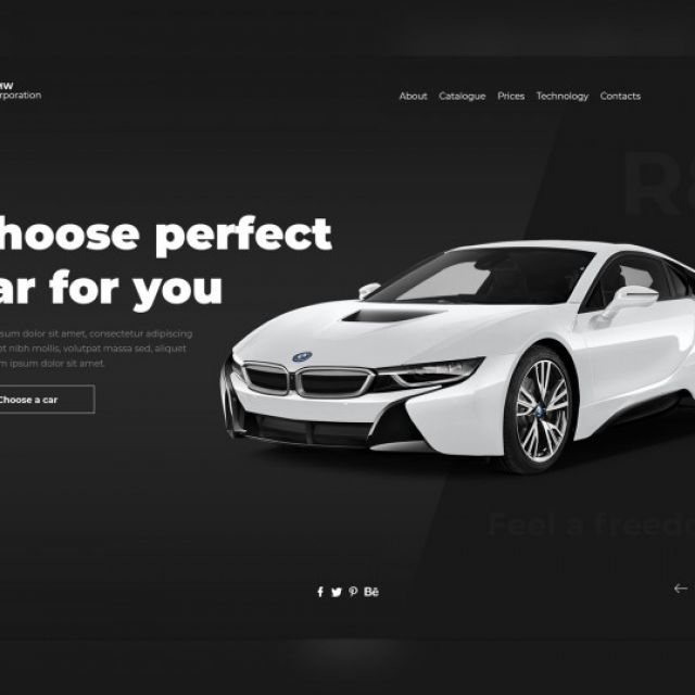 Landing Page -   BMW Corporation