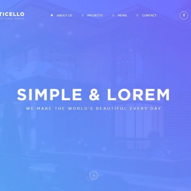 Landing page "Monticello"