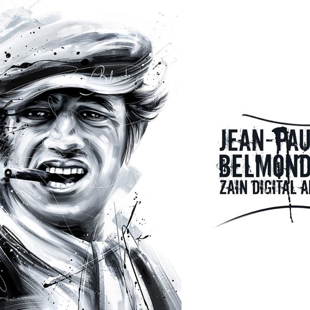 Jean-Paul Belmondo (Zain Digital Art)