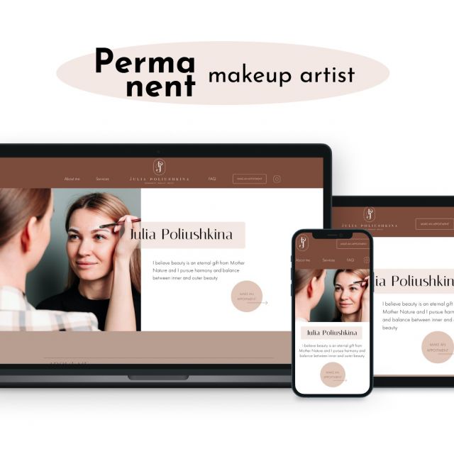 Permanent makeup artist website 