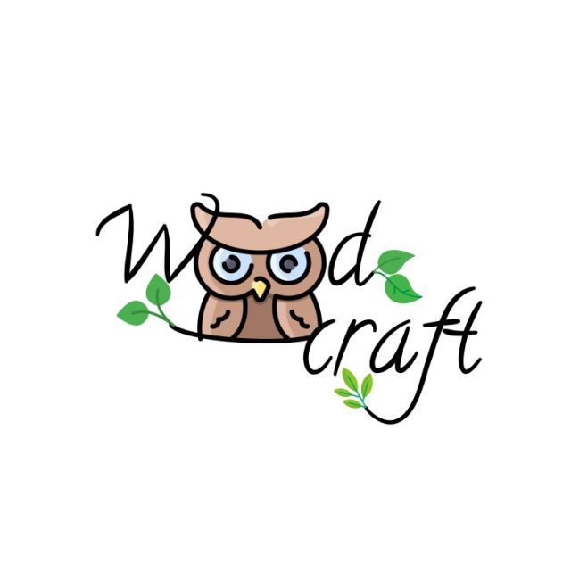 Wood carving workshop logo