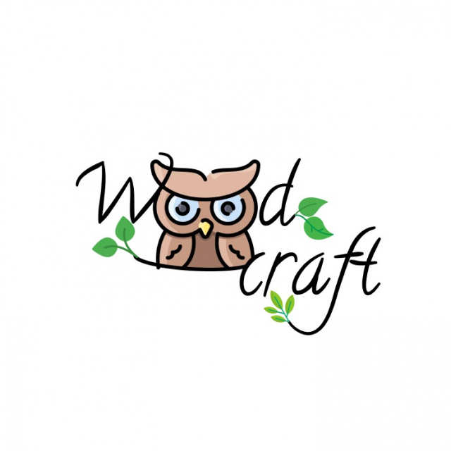 Wood carving workshop logo