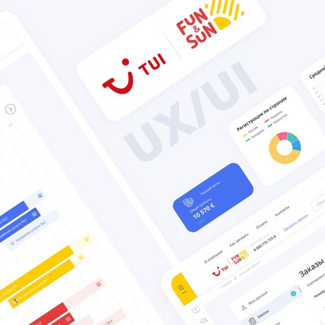 TUI Dashboards UX/UI Design
