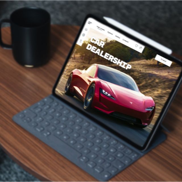 Landing Page car dealership