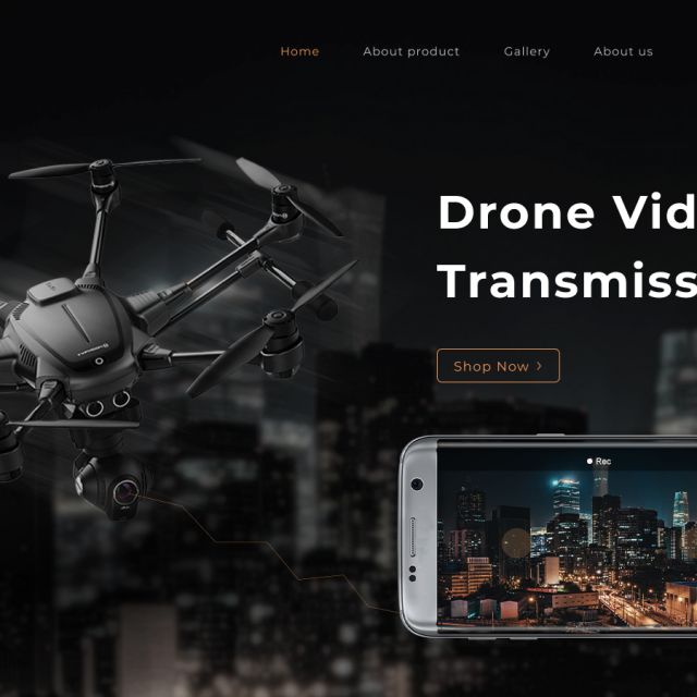Landing Page "Drone Video"