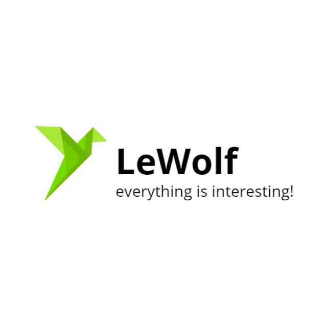 My LeWolf studio logo