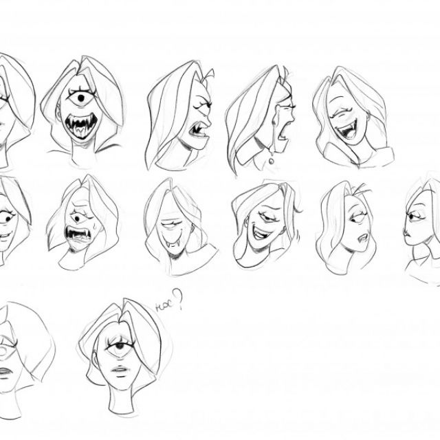 Fortune teller face expressions chart