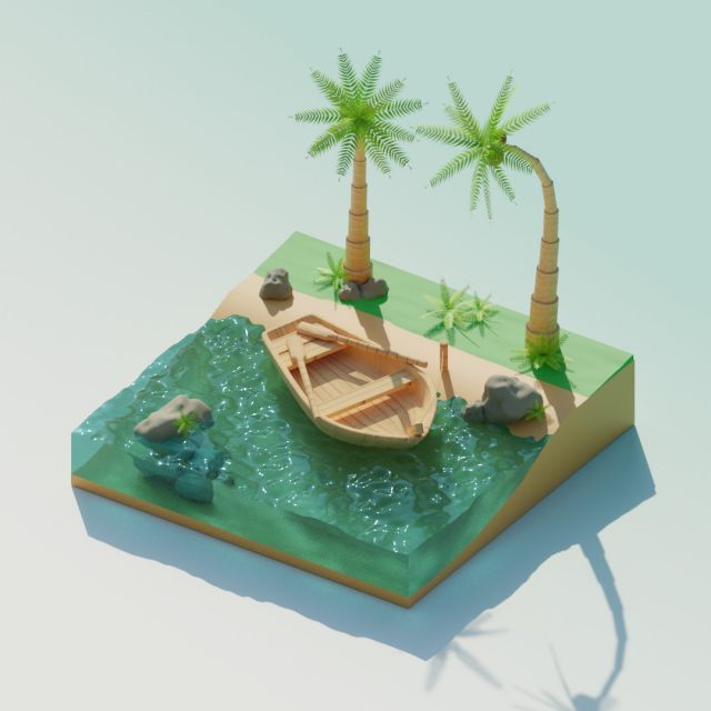 Tropical island