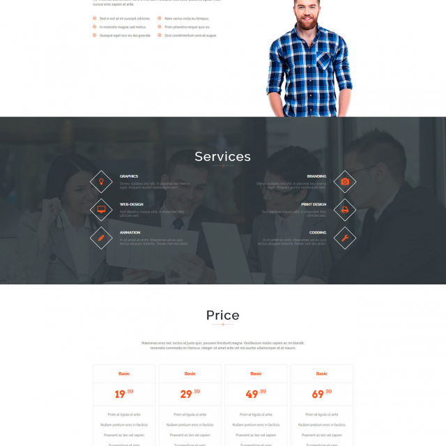   Landing Page