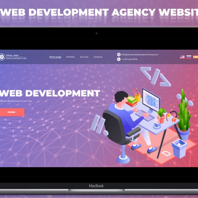 Web development agency website